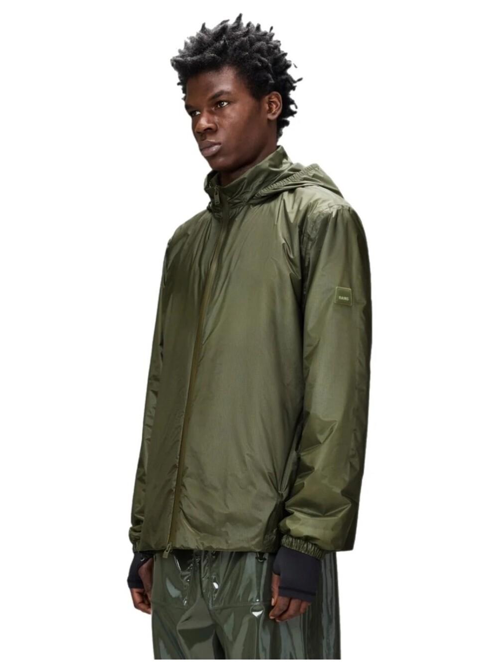 Rains Green Kauto Insulated Jacket Size Small  NWT $250 W4T1 Unisex